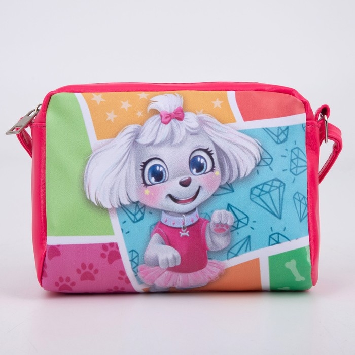 Сумка детская для девочки «Милая собачка» из эко-кожи, на ремешке, 15х12х3 см Сумка детская для девочки «Милая собачка» из эко-кожи, на ремешке, 15х12х3 см