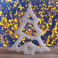 Светодиодная фигура &laquo;Ёлка&raquo; 25 &times; 32 см, пластик, 220 В, свечение мульти (RG/RB)