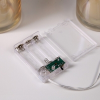 Светодиодная фигура &laquo;Звезда&raquo; 31 см, металл, батарейки ААх2 (не в комплекте), свечение тёплое белое