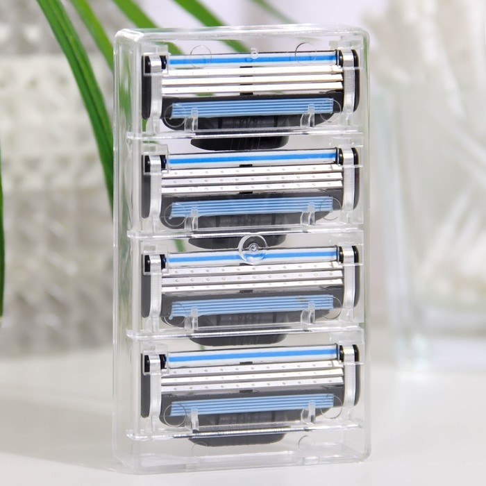 Сменные кассеты для бритья, 16 шт, совместимы с Gillette Mach3 Сменные кассеты для бритья, 16 шт, совместимы с Gillette Mach3