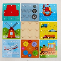 Геоборд &laquo;Математический планшет&raquo; с карточками пиши-стирай