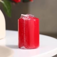 Свеча - цилиндр ароматическая "Сладкая малина", 4х6 см Свеча - цилиндр ароматическая "Сладкая малина", 4х6 см