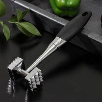 Молоток для мяса Доляна «Хром», 272 гр, цвет чёрный Молоток для мяса Доляна «Хром», 272 гр, цвет чёрный