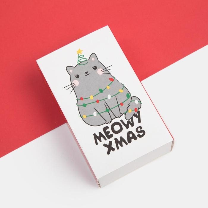 Новый год. Набор новогодних носков для девочки KAFTAN Новый год. Набор новогодних носков для девочки KAFTAN "Киса" 3 пары, размер 18-20