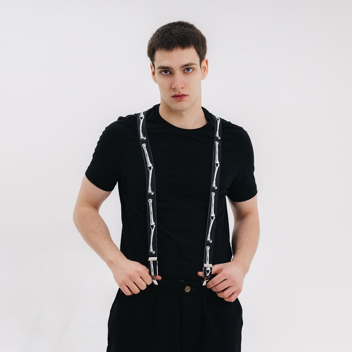 Карнавальные подтяжки &laquo;Скелетошка&raquo;