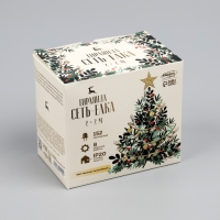 Гирлянда &laquo;Сеть-ёлка&raquo; 2 &times; 2 м, IP20, тёмная нить, 152 LED, свечение тёплое белое, 8 режимов, 220 В