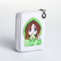 Кошелёк детский на молнии &laquo;Выбражулька&raquo;, цвет белый