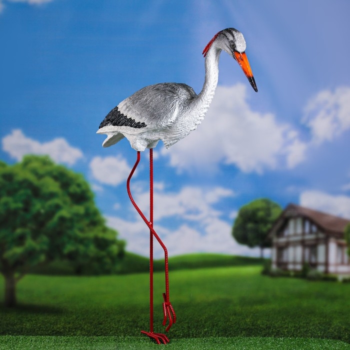 Садовая фигура Садовая фигура "Цапля" 98х70х20см