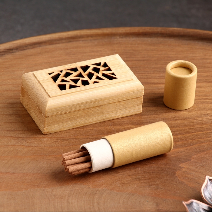 Набор благовоний с подставкой Набор благовоний с подставкой "Лабиринт", тёмный