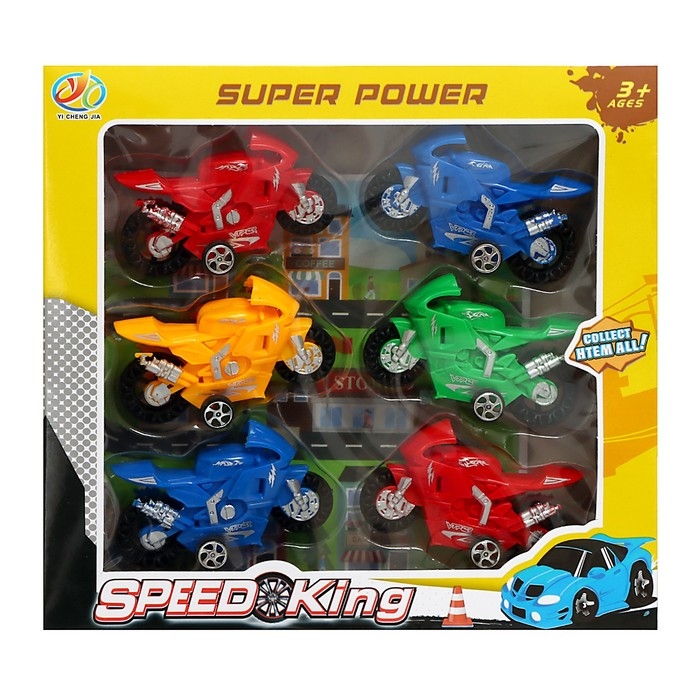 Игровой набор &laquo;Мото&raquo;, 6 штук