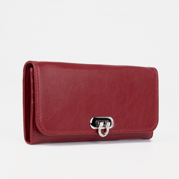 Кошелёк женский на застёжке, цвет красный Кошелёк женский на застёжке, цвет красный