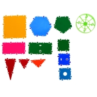 Конструктор ТИКО &laquo;Фантазёр&raquo;, 131 деталь, 4 колеса