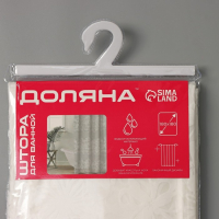 Штора для ванной Доляна &laquo;Ажур&raquo;, 180&times;180 см, EVA, цвет белый