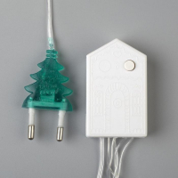 Гирлянда &laquo;Нить&raquo; 20 м, IP20, прозрачная нить, 200 LED, свечение мульти, 8 режимов, 220 В