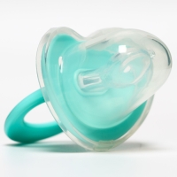 Соска-пустышка ортодонтическая, силикон, +6мес., с колпачком, цвет бирюзовый Соска-пустышка ортодонтическая, силикон, +6мес., с колпачком, цвет бирюзовый