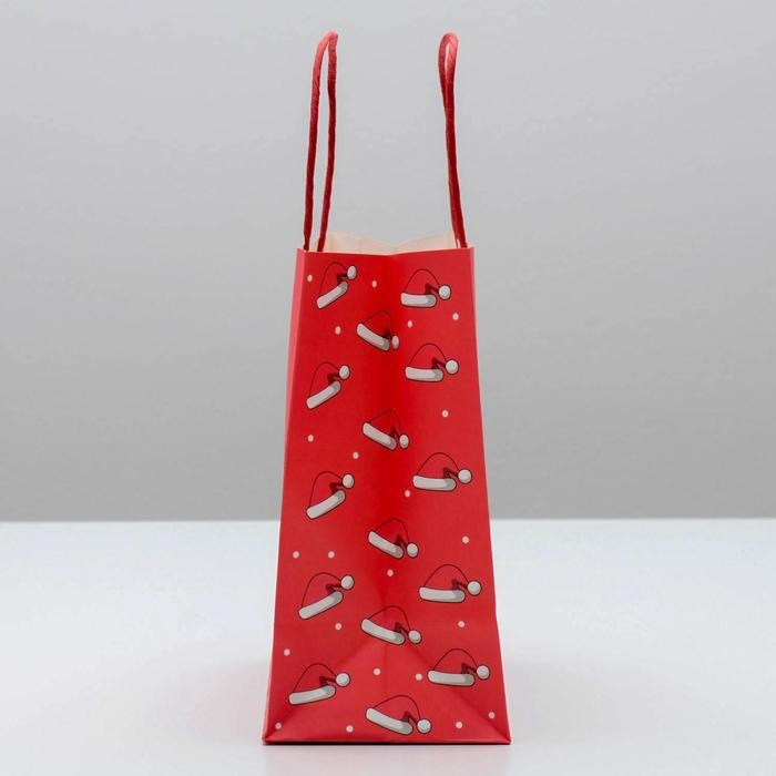 Пакет подарочный новогодний «Это на новый год», 22 х 22 х 11 см, Новый год Пакет подарочный новогодний «Это на новый год», 22 х 22 х 11 см, Новый год