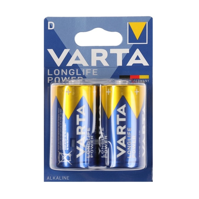 Батарейка алкалиновая Varta HIGH ENERGY D набор 2 шт