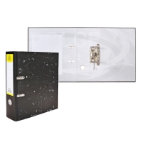 Папка-регистратор 75 мм, А4, Calligrata, эконом мрамор, черная, МИКС Папка-регистратор 75 мм, А4, Calligrata, эконом мрамор, черная, МИКС