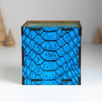 Копилка куб "Змея. Богатства" 10х10х10 см Копилка куб "Змея. Богатства" 10х10х10 см