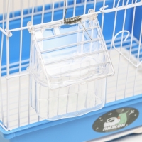 Клетка для птиц укомплектованная Bd-1/3c, 30 х 23 х 39 см, синяя Клетка для птиц укомплектованная Bd-1/3c, 30 х 23 х 39 см, синяя