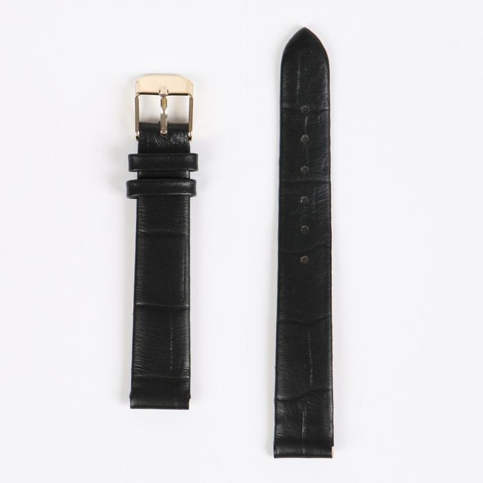 Ремешок для часов, женский, 14 мм, запряжник 70 мм, горт 105 мм, натуральная кожа Ремешок для часов, женский, 14 мм, запряжник 70 мм, горт 105 мм, натуральная кожа