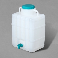 Канистра-умывальник, пищевая, 15 л, белая Канистра-умывальник, пищевая, 15 л, белая