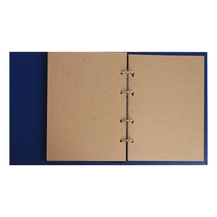 Альбом вертикальный для значков, с листами на ткани, 230 х 270 мм, бумвинил, синий Альбом вертикальный для значков, с листами на ткани, 230 х 270 мм, бумвинил, синий