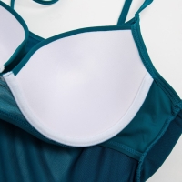 Купальник слитный MINAKU с сеткой цвет зелёный, размер 48 Купальник слитный MINAKU с сеткой цвет зелёный, размер 48