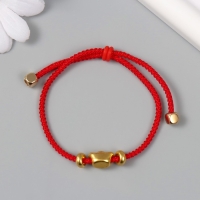 Браслет фен-шуй "Золотой слиток Ямб" регулируемая длина Браслет фен-шуй "Золотой слиток Ямб" регулируемая длина