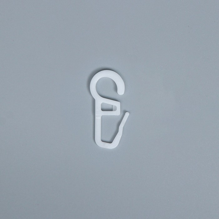 Карниз металлический настенный однорядный, ширина 200 см, цвет белый