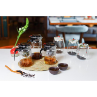 Чайник стеклянный заварочный Magistro &laquo;Мантана&raquo;, 900 мл, с пластиковым ситом