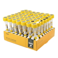 Садовый светильник на солнечной батарее &laquo;Жёлтая трапеция&raquo;, 4.5 &times; 30 &times; 4.5 см, 1 LED, свечение белое