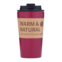 Термокружка, 420 мл, Casual сохраняет тепло 2 ч, красная