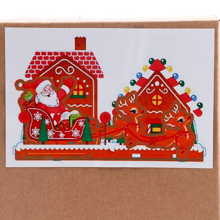 Алмазная вышивка &laquo;Санта Клаус в санях&raquo;, интерьерный декор