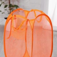 Корзина для игрушек с ручками (сетка), цвета МИКС Корзина для игрушек с ручками (сетка), цвета МИКС