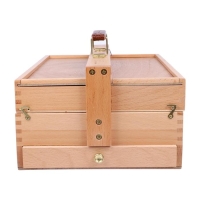 Ящик художника, 360 х 235 х 15 мм, ЗХК "Сонет", бук, 1601271-3