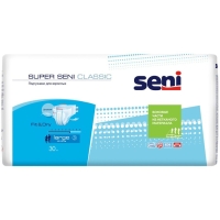 Подгузники для взрослых Super Seni Classic Large, 30 шт Подгузники для взрослых Super Seni Classic Large, 30 шт