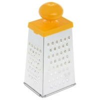 Тёрка &laquo;Комфорт&raquo;, 4 грани, с круглой ручкой, 11&times;8,5&times;23 см, цвет МИКС