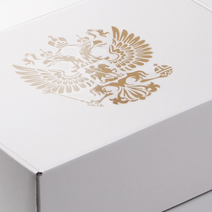 Коробка подарочная складная, упаковка, &laquo;Россия&raquo;, УФ-лак, 30,7 х 22 х 9,5 см
