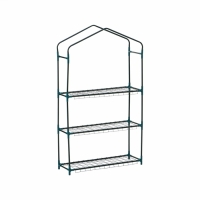 Парник-стеллаж, 3 полки, 110 &times; 22 &times; 65 см, металлический каркас d = 12 мм, чехол плёнка 80 мкм, Greengo