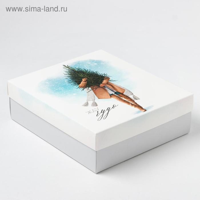 Подарочный набор новогодний Подарочный набор новогодний "Жду чудо" полотенце и аксессуары