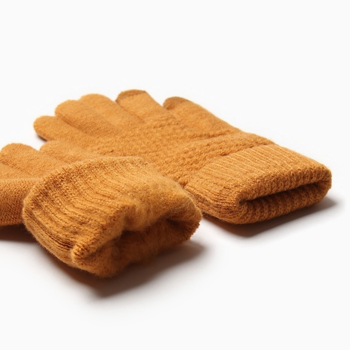 Перчатки женские MINAKU 21 см горчичный Перчатки женские MINAKU 21 см горчичный