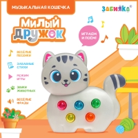 Музыкальная игрушка &laquo;Милый дружок: Кошечка&raquo;, серая