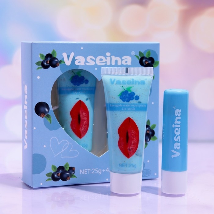 Набор для губ &laquo;Смородина&raquo; : бальзам и скраб