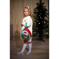 Новогодний детский рюкзак «Пёсик у ёлки», на новый год Новогодний детский рюкзак «Пёсик у ёлки», на новый год