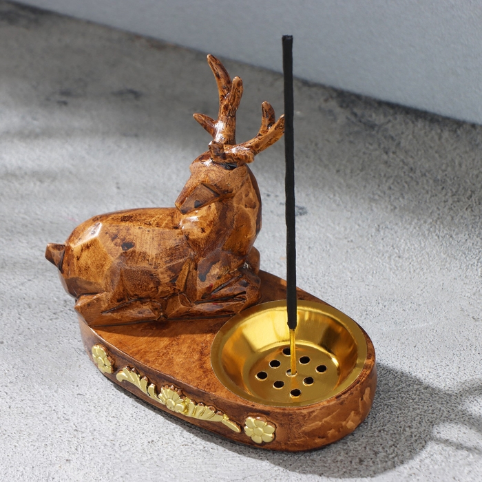 Курильница Курильница "Олень", коричневый