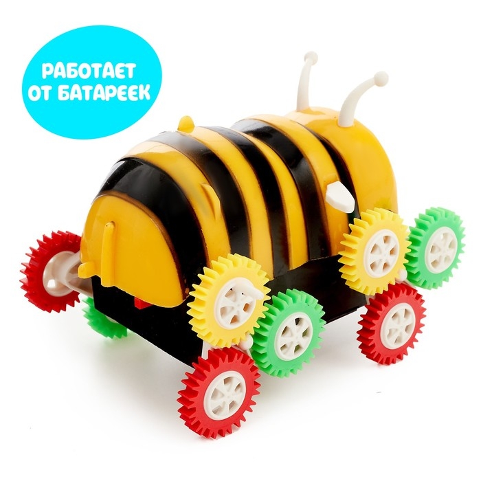 Машина-перевертыш &laquo;Пчелка&raquo;, работает от батареек