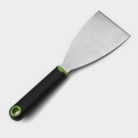 Лопатка - скребок Доляна Lime, 23,5&times;8 см, цвет чёрно-зелёный