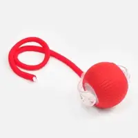 Интерактивная игрушка для кошек "Убегающий хвост", красная