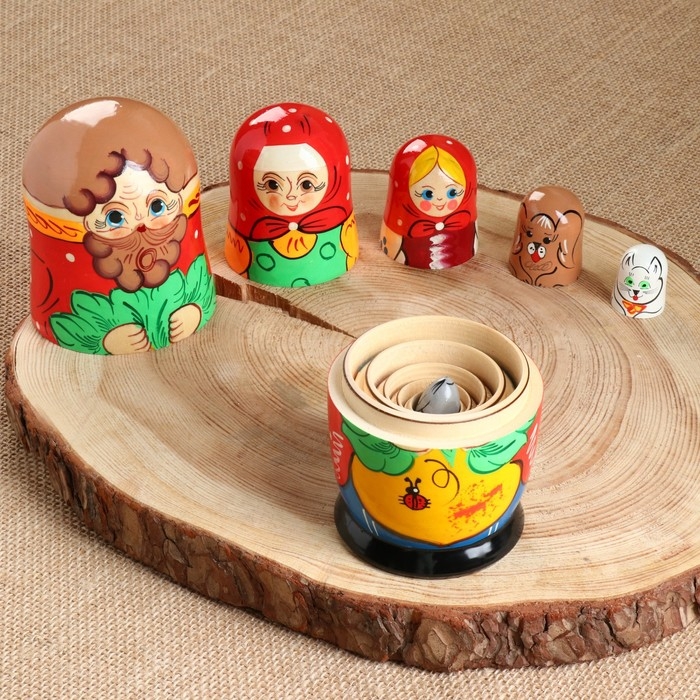 Матрёшка &laquo;Репка&raquo;, сюжетная, 6 кукольная, 16 см, микс